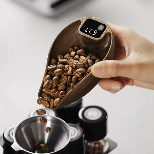 Premium Wooden Precision Coffee Scale from CUTORA